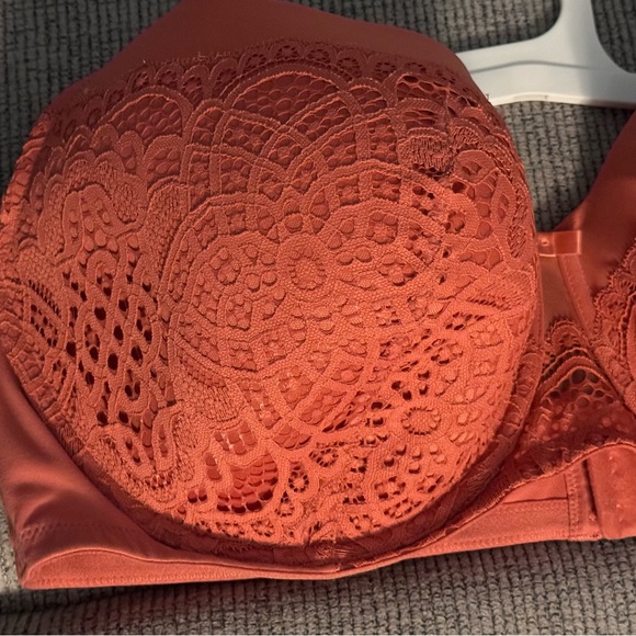 Balconette Coverage Lightly Lined UNDERWIRE BRA 46DDD - Faded Rose Terracotta * - Picture 2 of 14